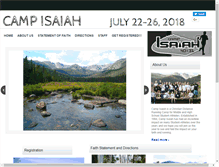 Tablet Screenshot of campisaiah.com